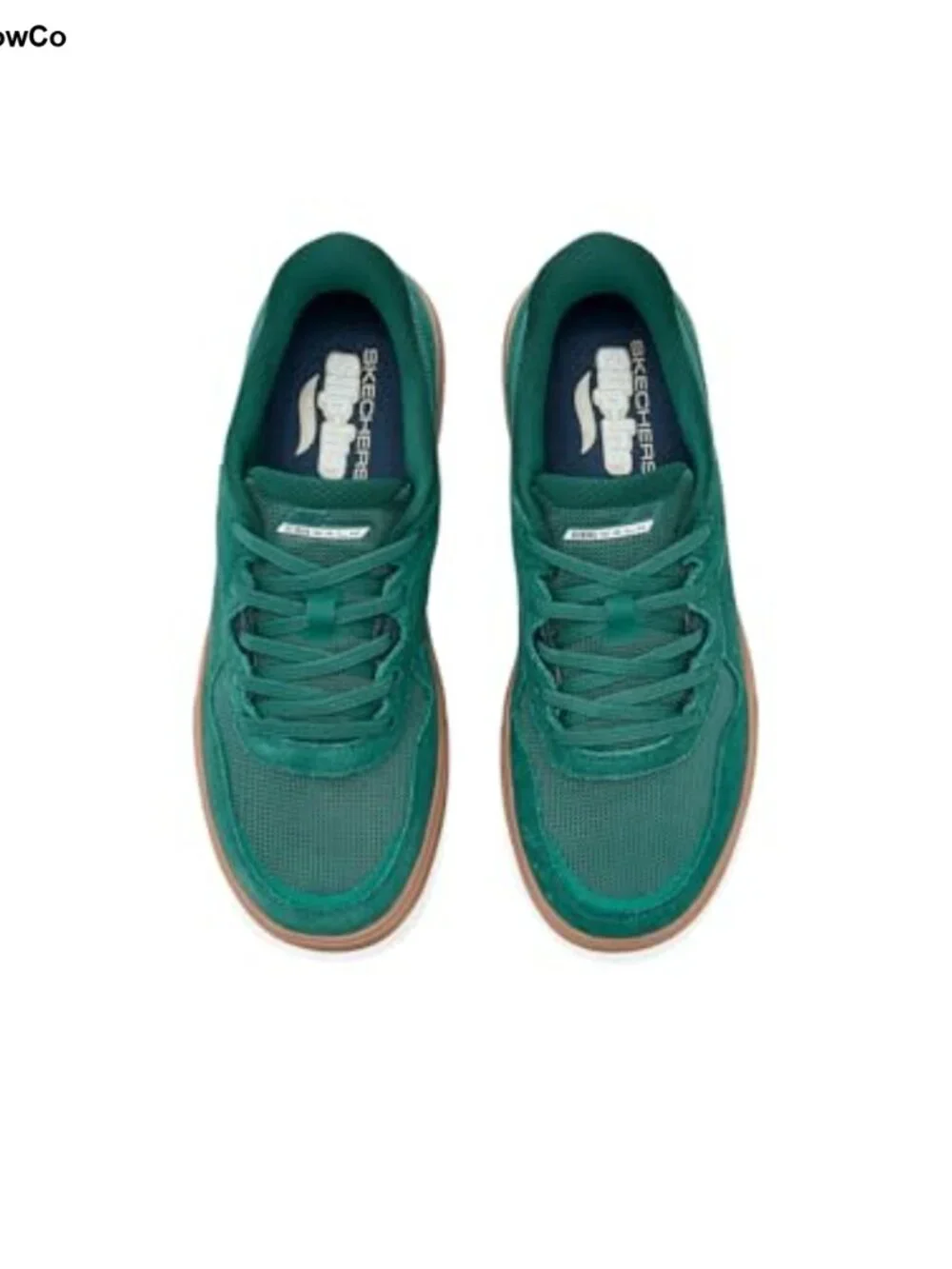 Slip-On Walking Sneakers with Arch Fit Suede Mesh
